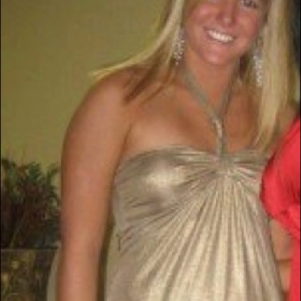 Forever 21 gold dress
